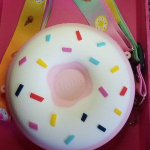 Girls Round Donuts Design Crossbody Bag